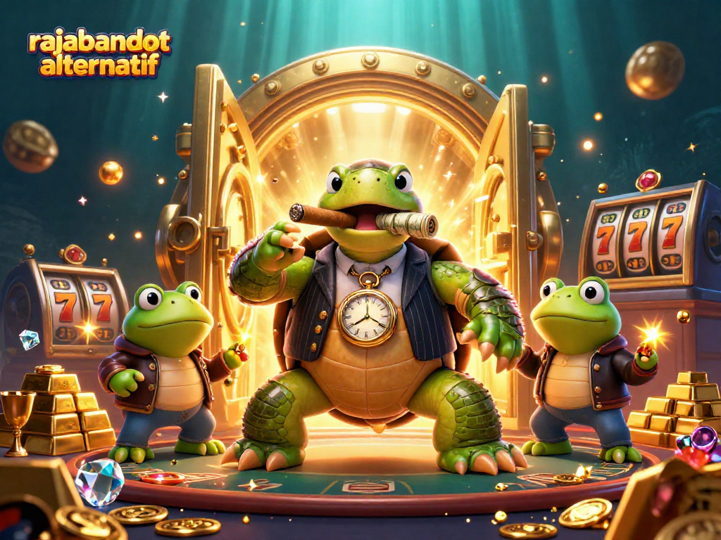 Mendapatkan keuntungan dari rajabandot alternatif dengan simbol slot dan suasana kasino yang meriah.