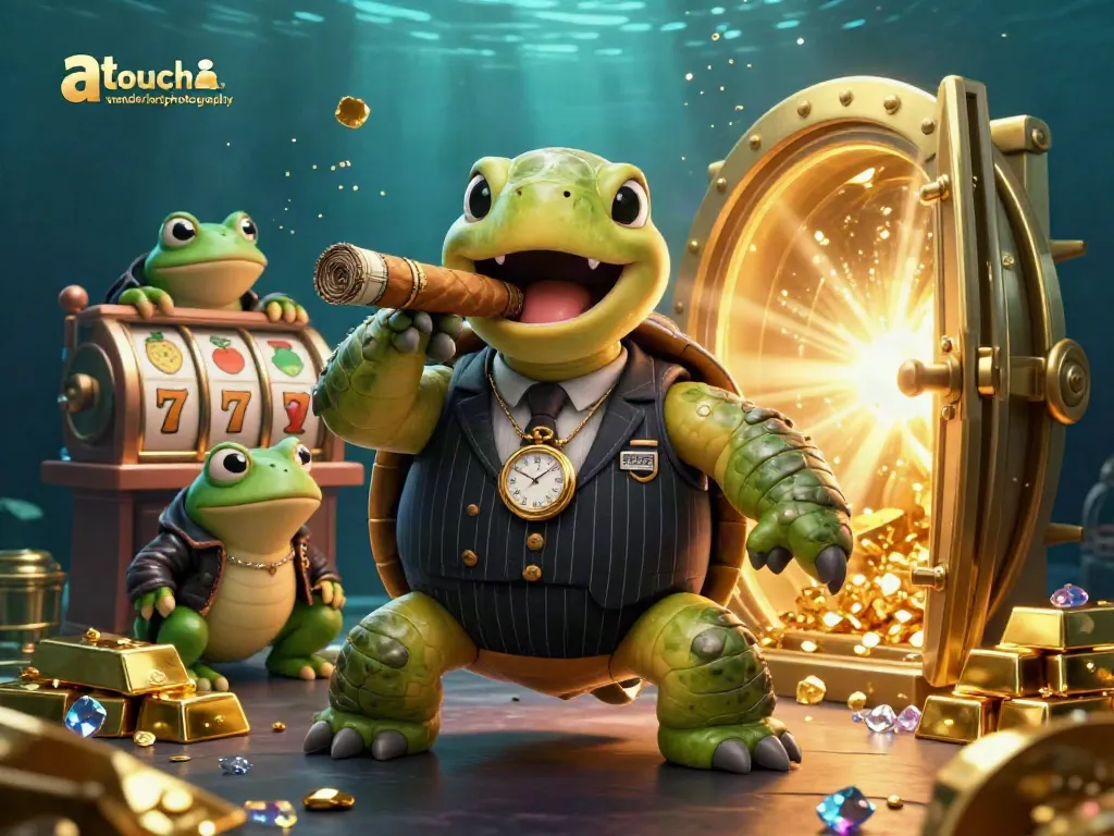Experience thrilling gameplay and rich visuals with atouchofwanderlustphotography's dynamic casino illustration.