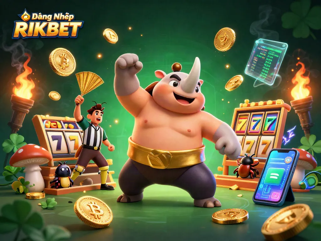 Experience the excitement of Đăng Nhập RIKBET with engaging slots and vibrant casino elements.