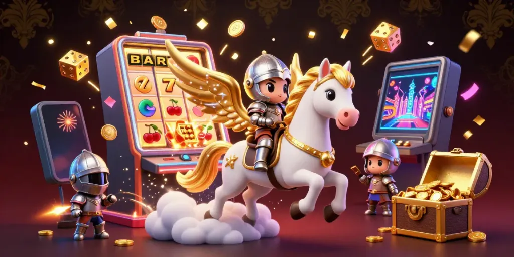 Engage with the vibrant casino world on Trang chủ F168, featuring a celestial horse and exciting jackpots.
