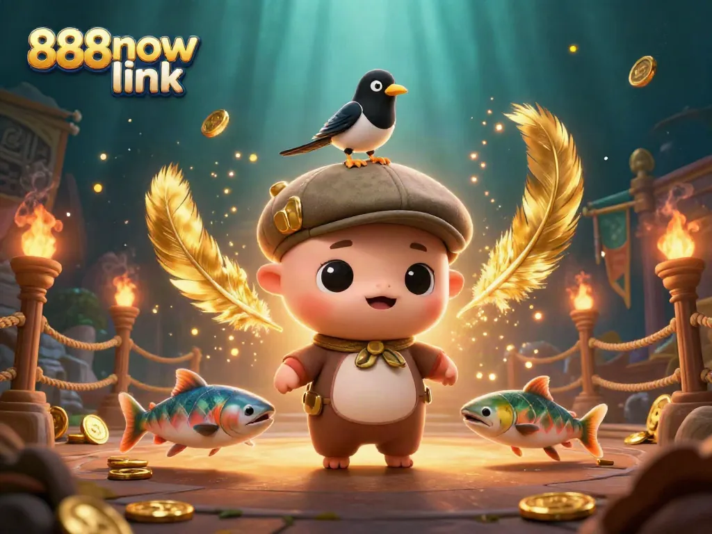 Engage with the vibrant 888now link scene showcasing rich casino elements and lively characters.