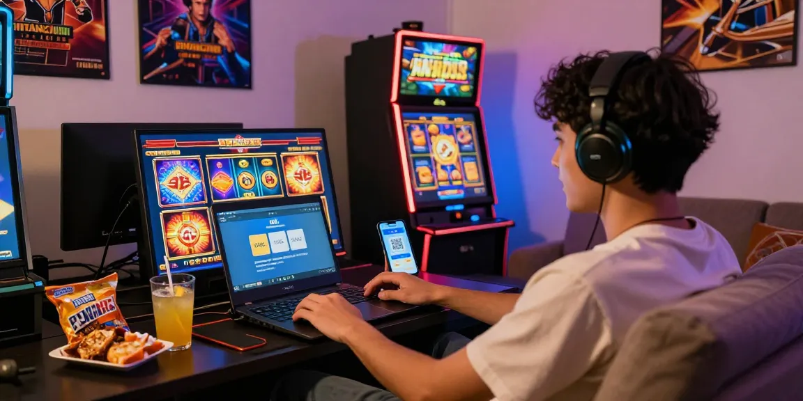 Engaged player enjoying BINTANGJUDI slots with QRIS payment options for seamless transactions.