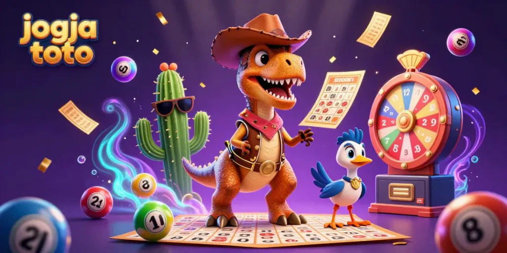 Win big with jogja toto's exciting lottery scene featuring colorful elements.